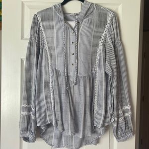 Free People Shirt with hood